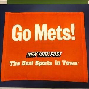 New York Mets Rally Towel 2015 Playoff Post Season Baseball Collector Souvenir